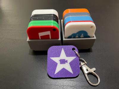 iMovie - App Icon Keyring