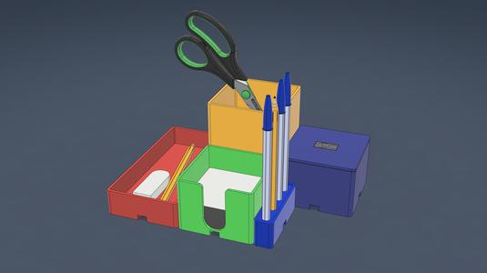 Modular Desk Organizer