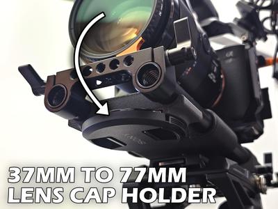 Camera Rail Lens Cap Holder