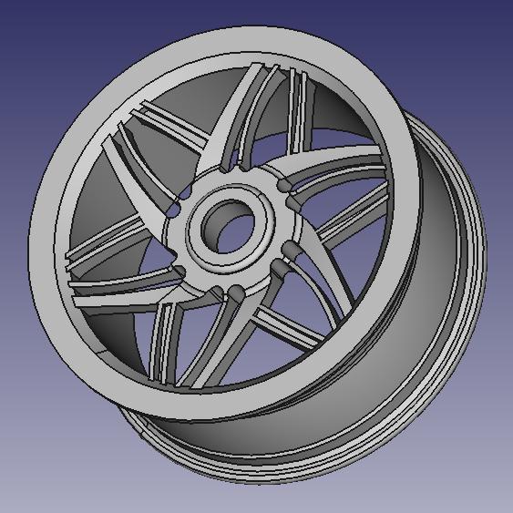 WHEEL RIM RC VEHICLE 3D MODEL