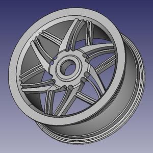 WHEEL RIM RC VEHICLE 3D MODEL