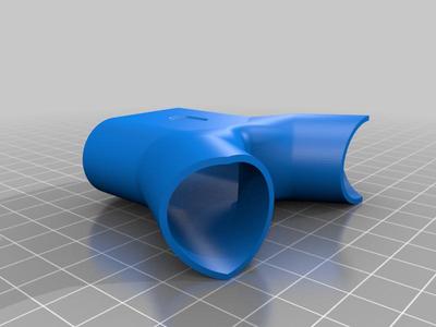Fast printing Filter connector for Snorkeling mask