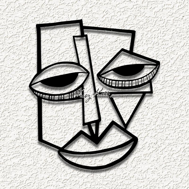 PICASSO CUBISM LINE ABSTRACT WALL ART HOME DECOR