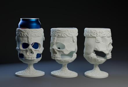 Skull Pop Can Chalice