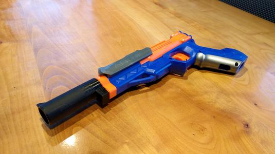Nerf sharpfire barrel / silencer