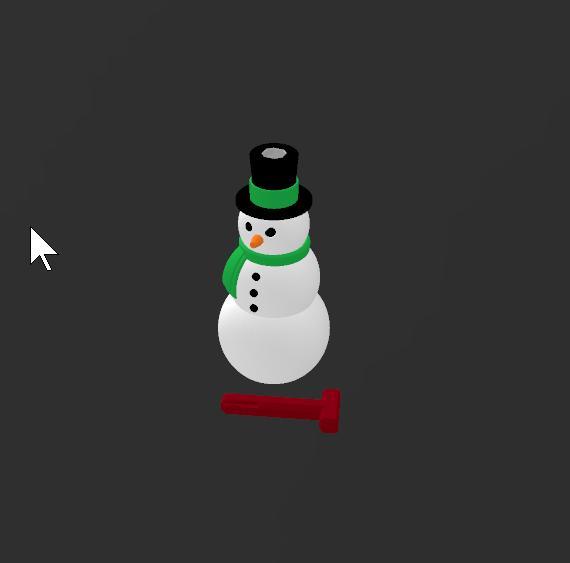 Articulating, Twisty, Springy, Fidgety, Playable, Customizable, and Accessorizable Snowman (A) for the Tippi Tree Ornament Contest 2022