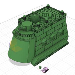 Epically Small Capitol City Sized Mobile Fortress