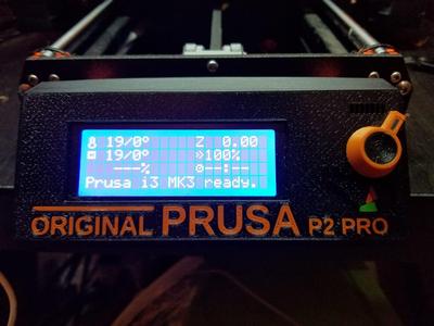 PRUSA MK3 P2 PRO LCD Cover