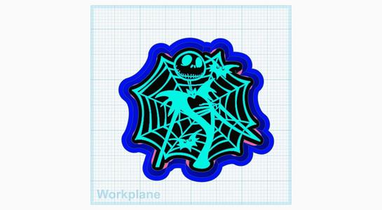 Jack Skellington spider web