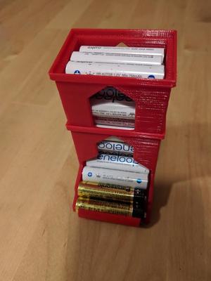 AAA battery dispenser