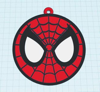 Spiderman keychain
