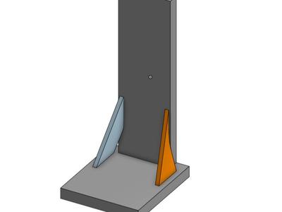 Vertical Holder With Supports