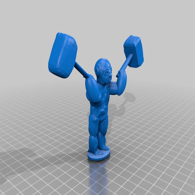 dwarve with two hammers