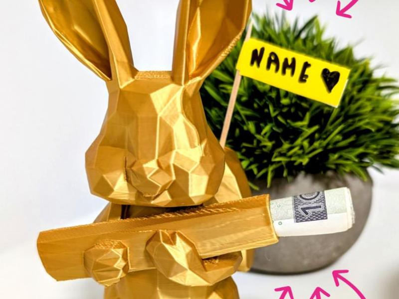 Low poly - Easter Bunny Gift