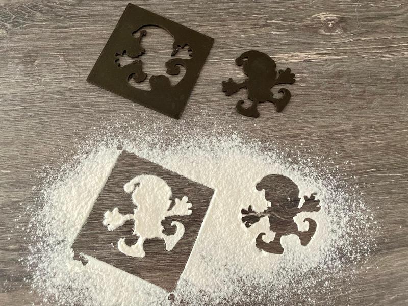 Elf on the shelf Stencil // Weihnachstwichtel Schablone