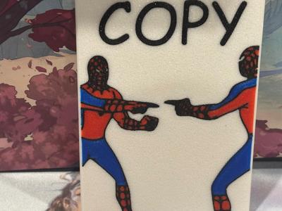 MTG Spider-Man Pointing Meme Copy Tokens