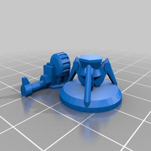 Easy to print Sentry Guns for Gaslands