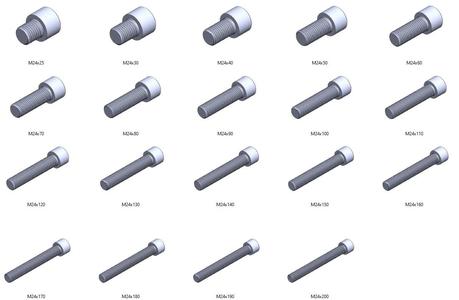 M24 screws DIN 912 VG + M24 nut DIN934 Nut Screw