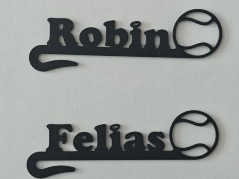 Nameplate Glass Tennis Ball