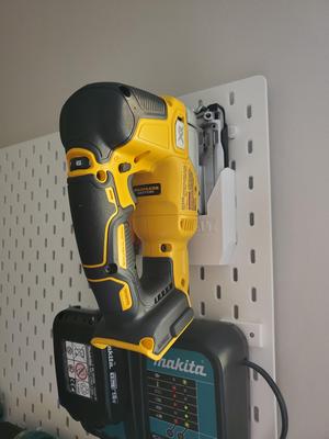 Ikea Skadis Mount for DeWalt DCS334 Jigsaw