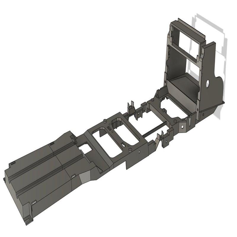 Pontiac Fiero Center Console Skeleton