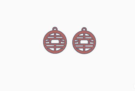 earrings circular design 2 earrings accessories