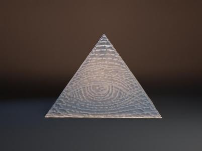 Illuminati Pyramid Tea Light Illuminator