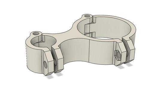 Double pipe clamp