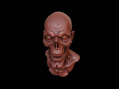 Zombie Beast Bust