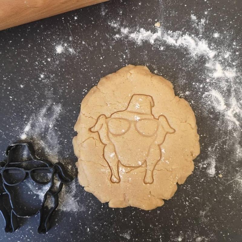 Friends turkey cookie cutter