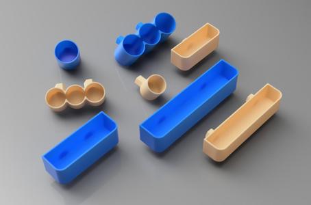 Gluestick or similar tube Shelves and Holders for HSW Honeycomb Wall