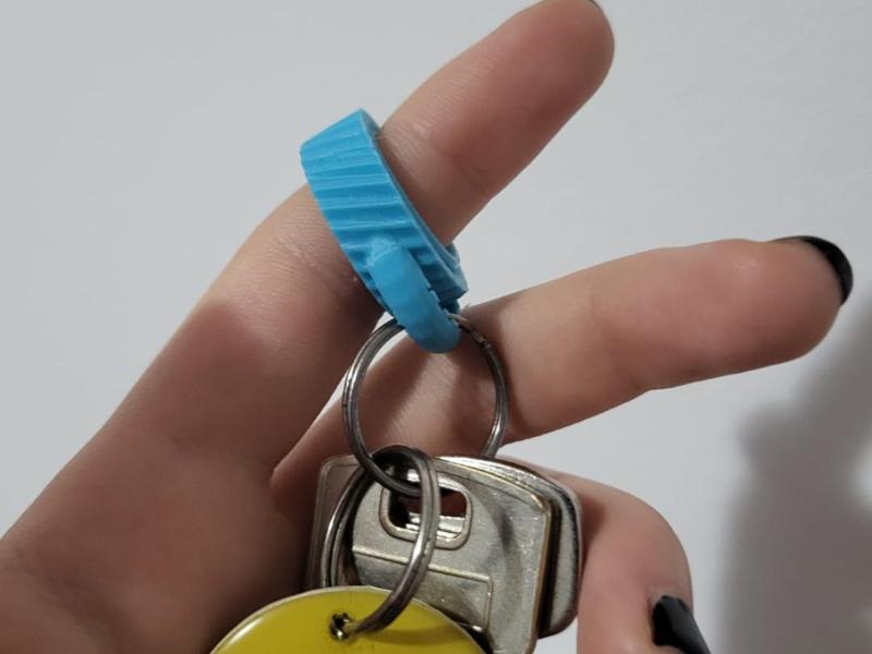 Fidget Keychain Ring Spinner