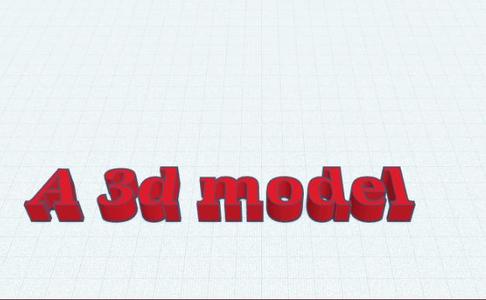 A 3D model