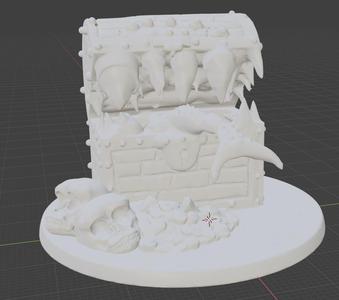 Mimic chest mini dnd