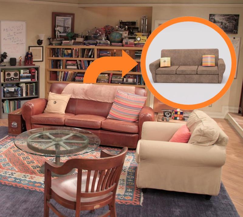 Big Bang Theory Couch 1:12