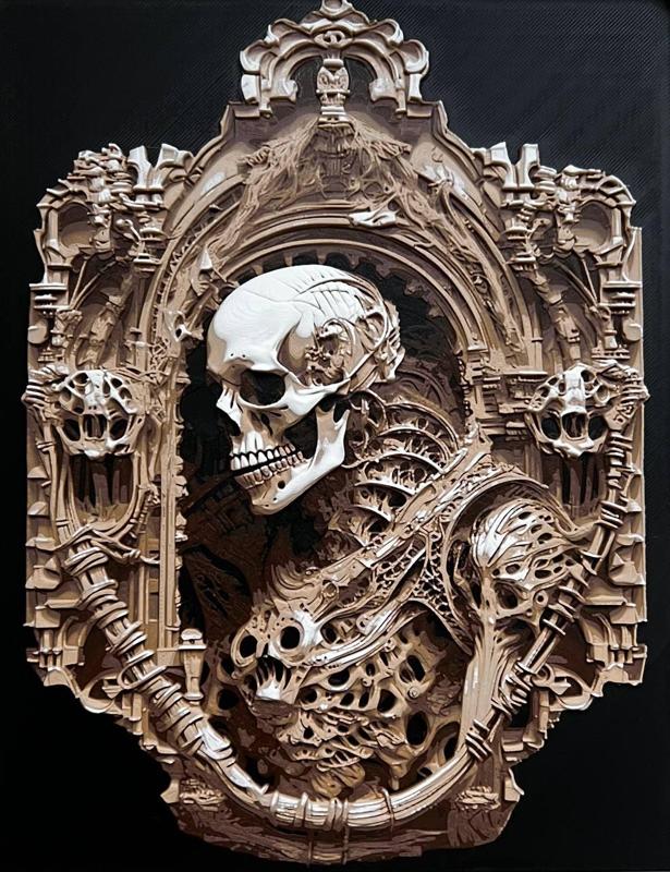 Skeleton Mirror