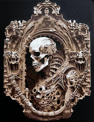 Skeleton Mirror