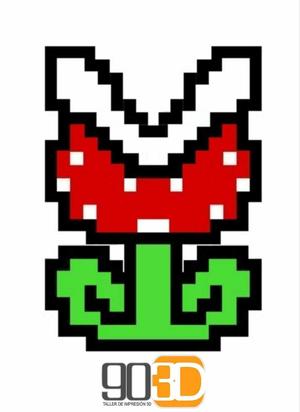 Mario Piranha Flower Lamp 8bts