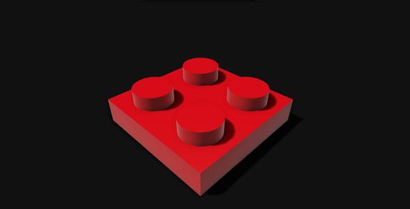 2x2 Lego Plate