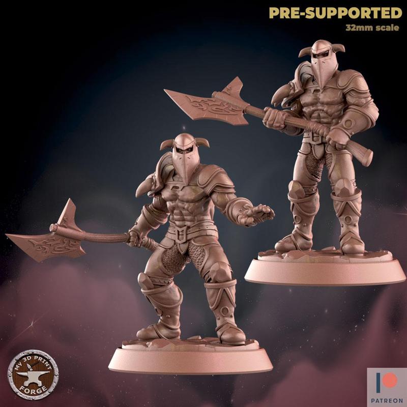 Warrior Hero Two Models