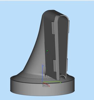 Air conditioner exhaust for leaned windows, less supports