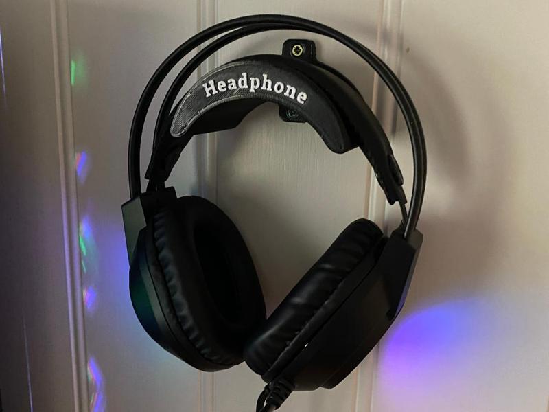 wallmount headphone holder