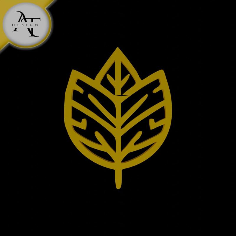 Simple Leaf Symbol - 2D Art