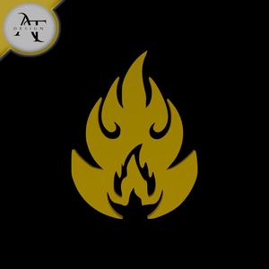 Simple Flame Symbol - 2D Art