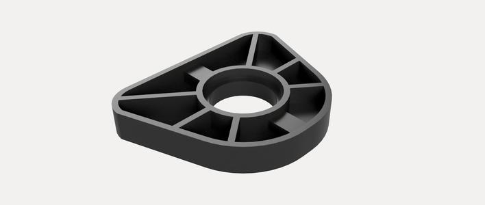 spark articulator mounting plate