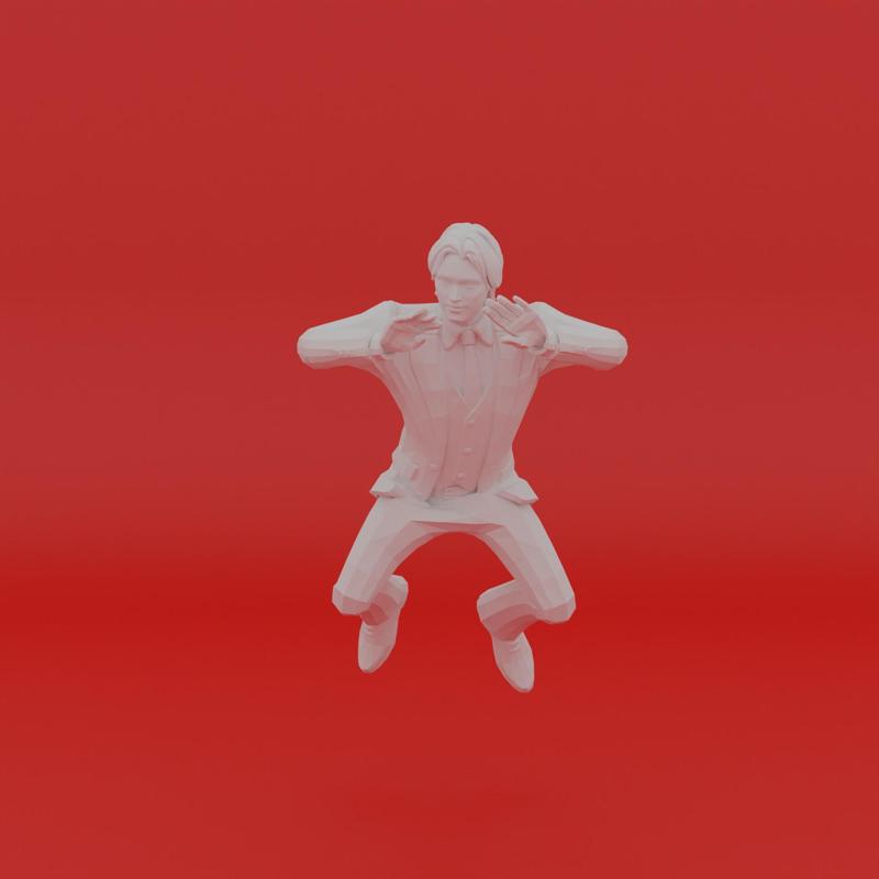 Character Pose Toy Man Miniature Figure 187