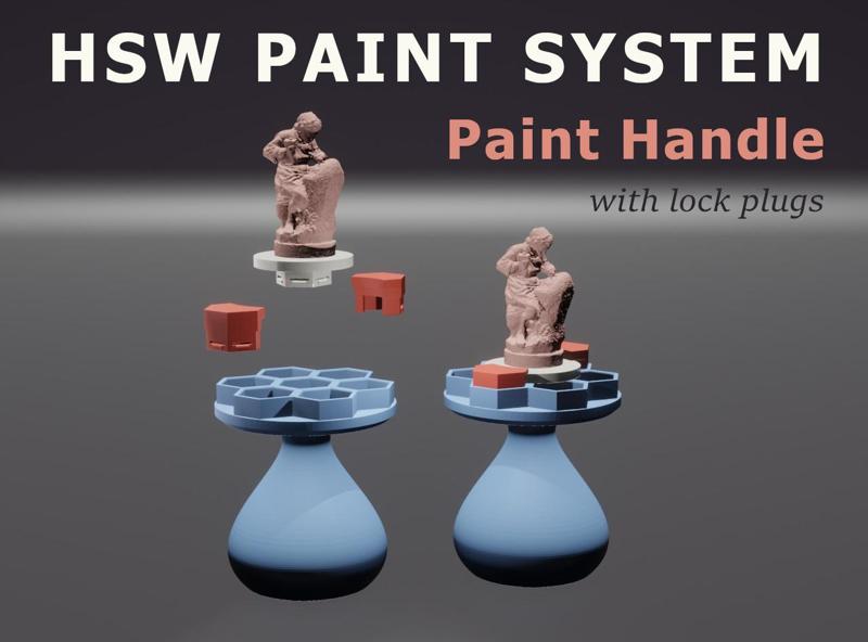 Paint handle for Modular paint system
