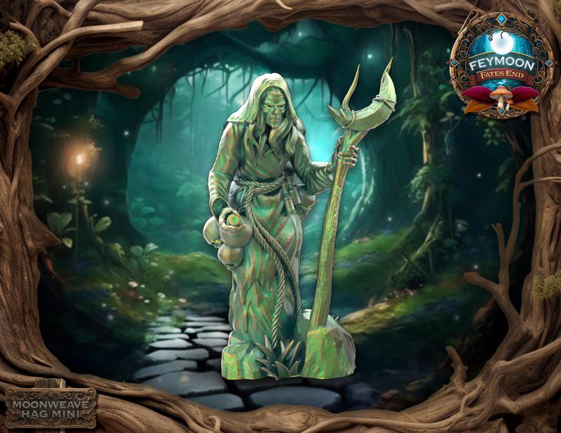 Moonweave Hag Miniature - Pre-supported!