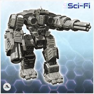 Ohzotz combat robot (13) - Future Sci-Fi SF Post apocalyptic Tabletop Scifi Wargaming Planetary exploration RPG