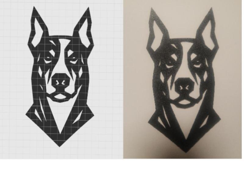 Doberman wall art
